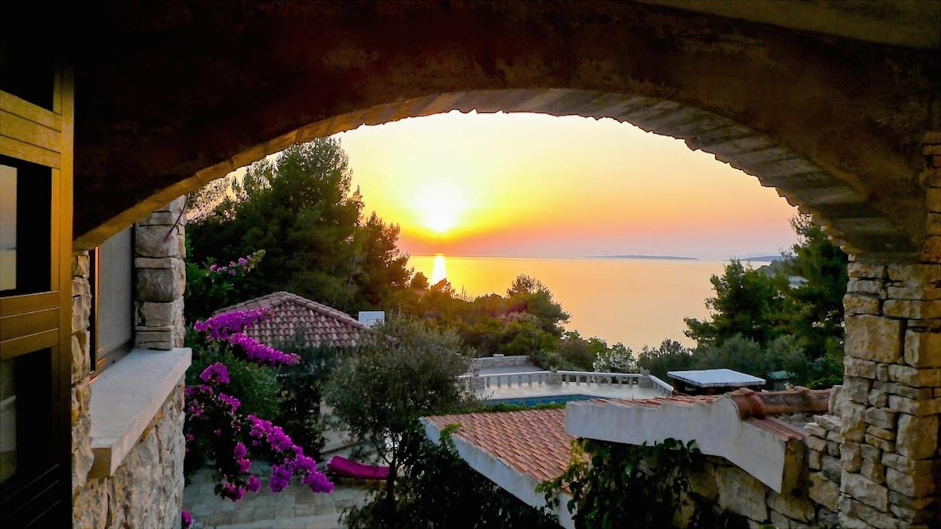 Villa Stone House Poplat Vela Luka Εξωτερικό φωτογραφία